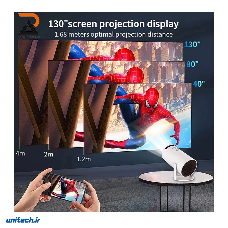 ویدئو پروژکتور هوشمند رادا لایف استایل مدل PX013